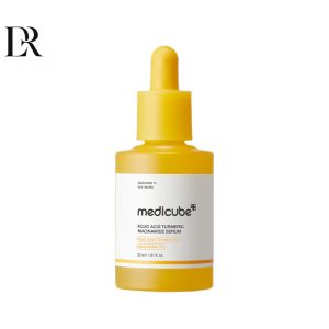 سرم نیاسینامید، زردچوبه و کوجیک اسید مدیکیوب روشنکننده، ضد لک و ترمیمکننده پوست