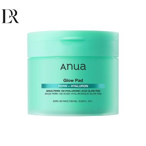پد درخشان‌کننده و آبرسان هیالورونیک اسید و PDRN 100 آنوا پوست شفاف و شاداب